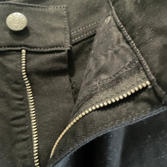 NWT J. Crew Wide Leg Crop Jeans 31 Tall Black All Day Stretch Preppy Minimalist - Picture 9 of 12